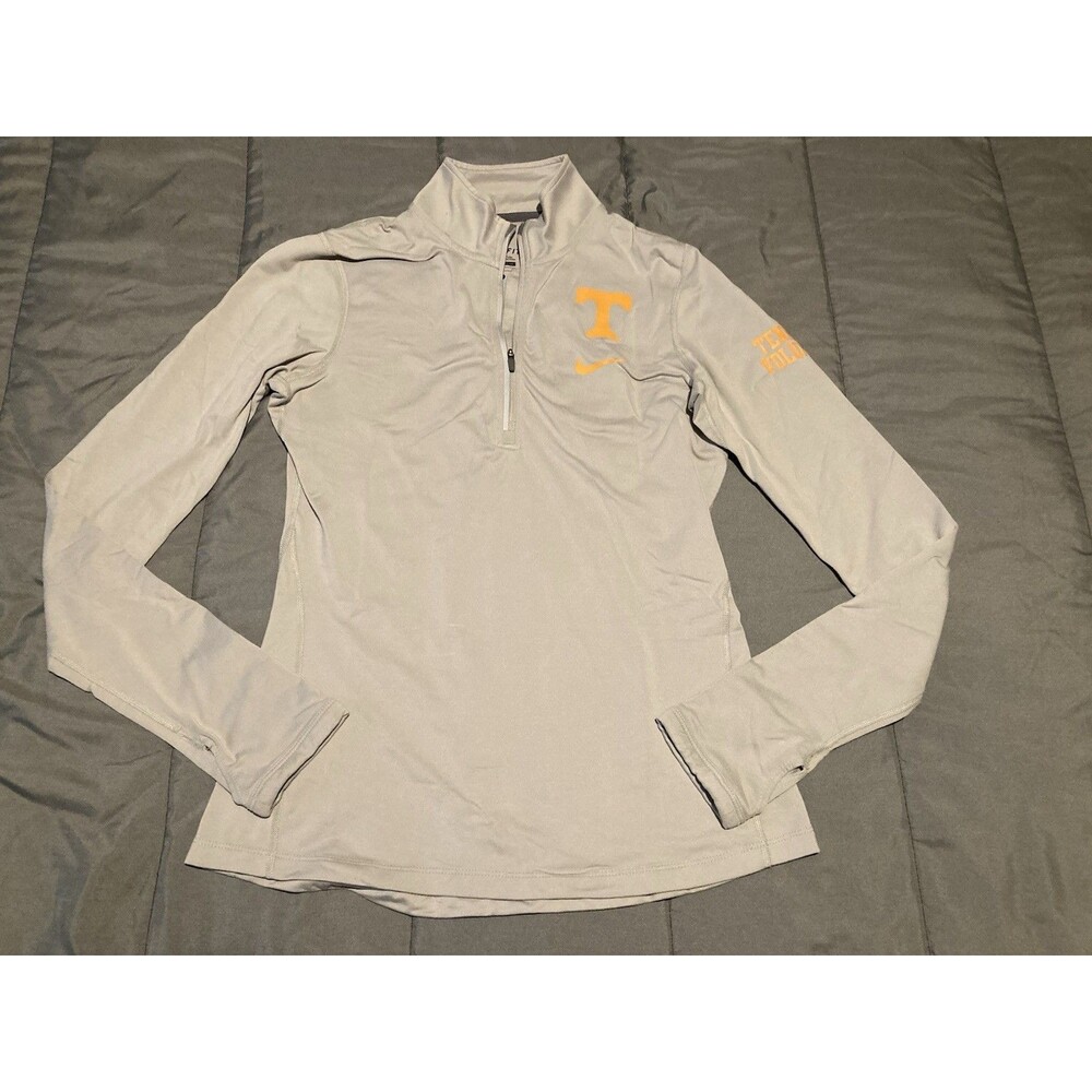 Tennessee Volunteers Pullover Mens Small Nike Dri-FIT Quarter Zip Long Sleeve